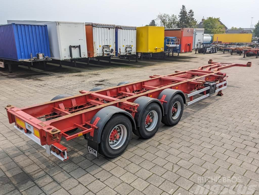 Renders ROC 12.27 CCE 3-Assen BPW - DrumBrakes - 2x 20FT30 Containerframe semi-trailers