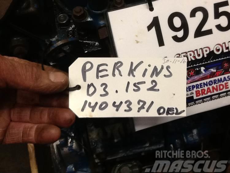 Perkins D3.152 motor - kun til dele Engines
