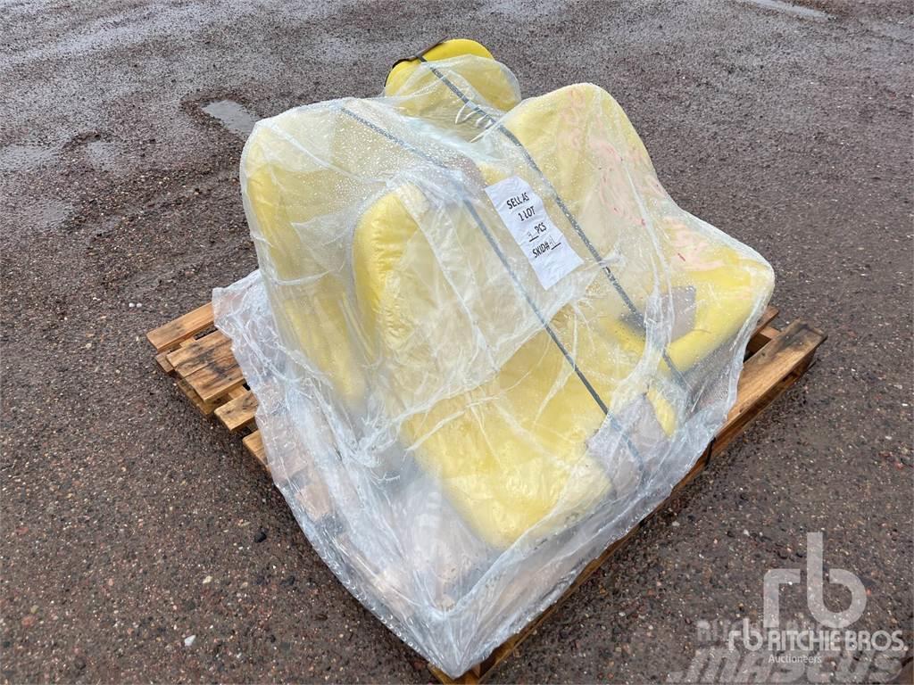 John Deere Quantity of (4) Yellow Tractor Seat Other components