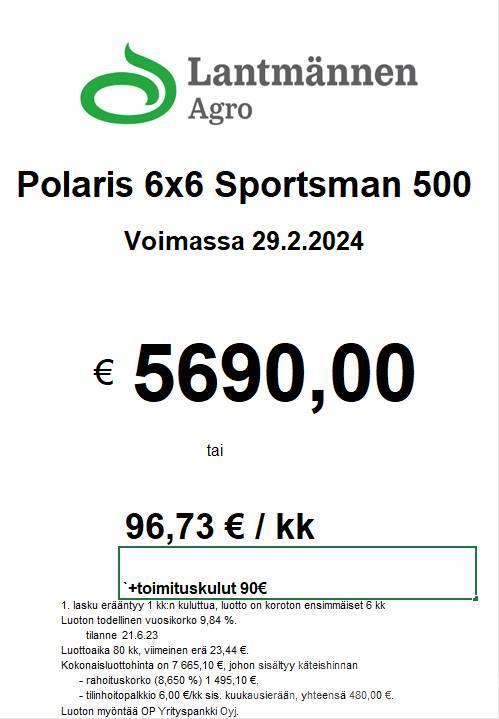 Polaris Sportsman 500 6x6 ATVs