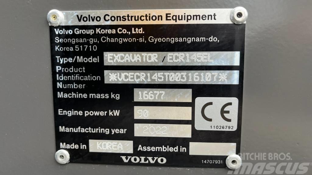 Volvo ECR145EL Crawler excavators