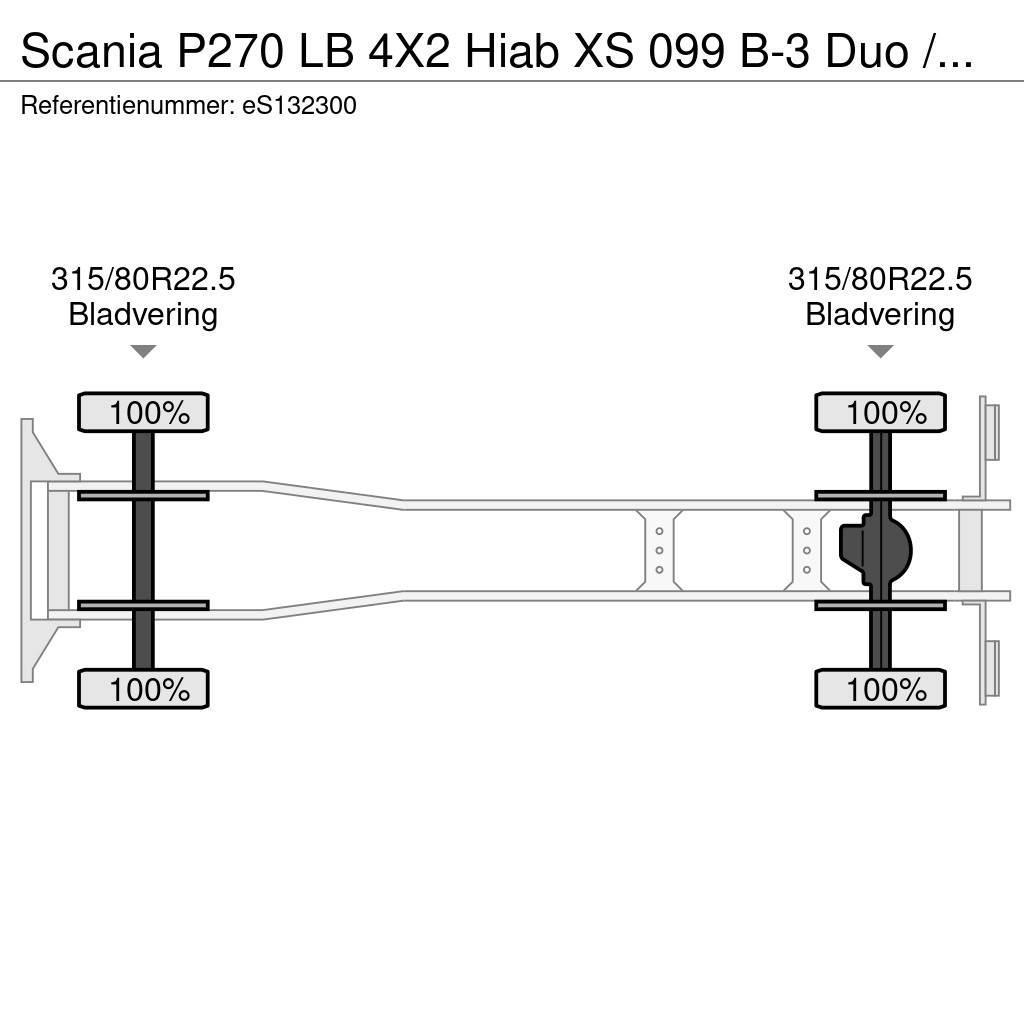 Scania P270 LB 4X2 Hiab XS 099 B-3 Duo / NEW/UNUSED All terrain cranes