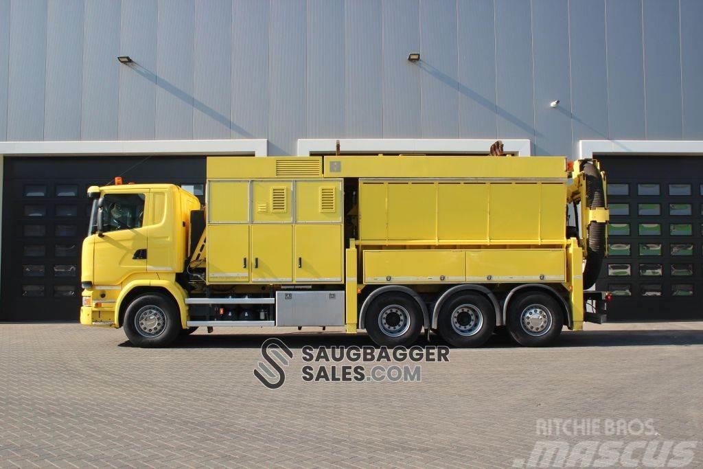 Scania R580 V8 RSP 3 Turbine Saugbagger Combi / vacuum trucks