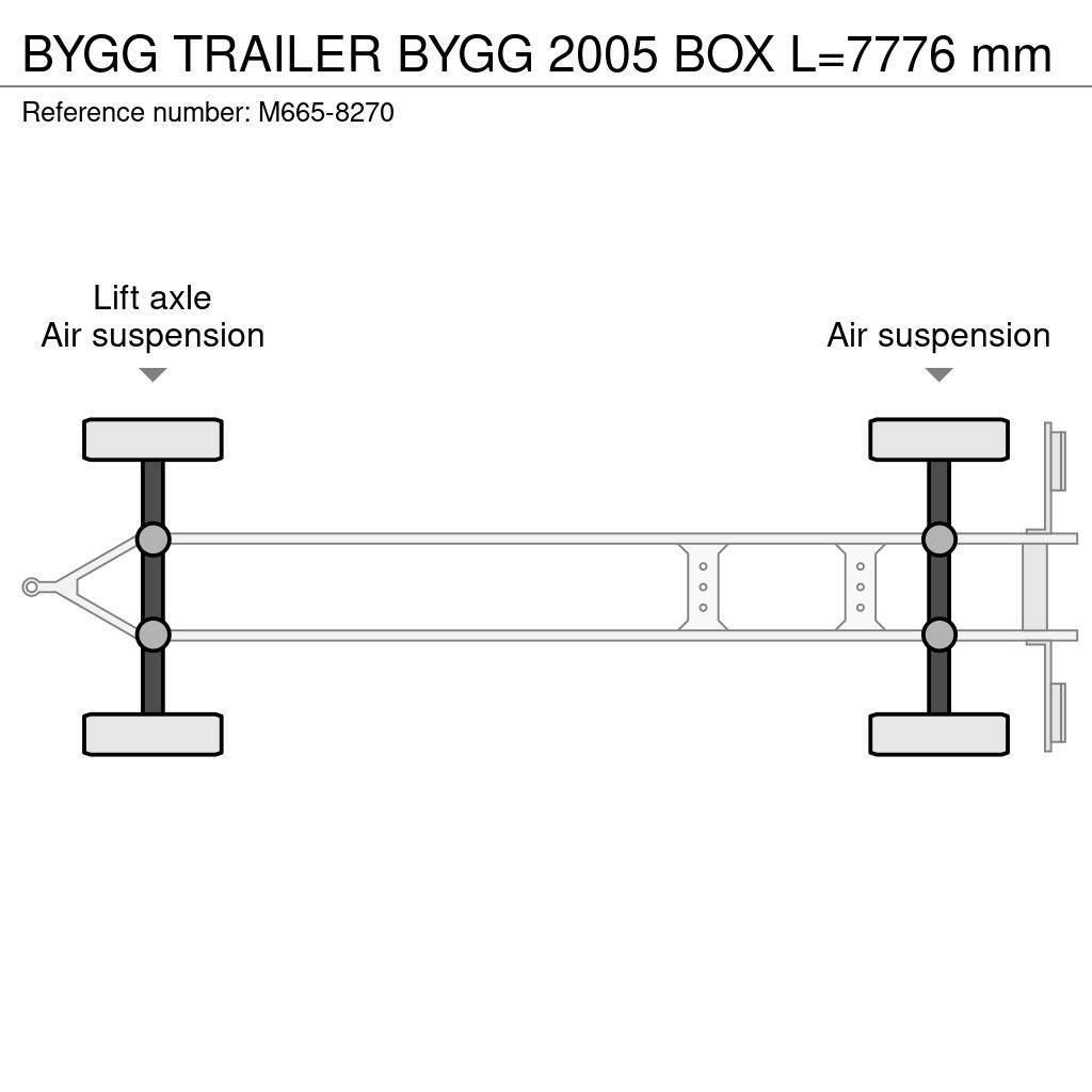  Bygg TRAILER BYGG 2005 BOX L=7776 mm Box body trailers