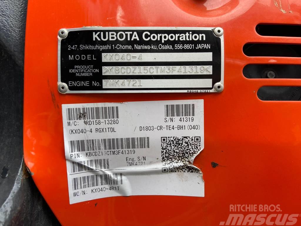 Kubota KX040-4 Mini excavators < 7t (Mini diggers)