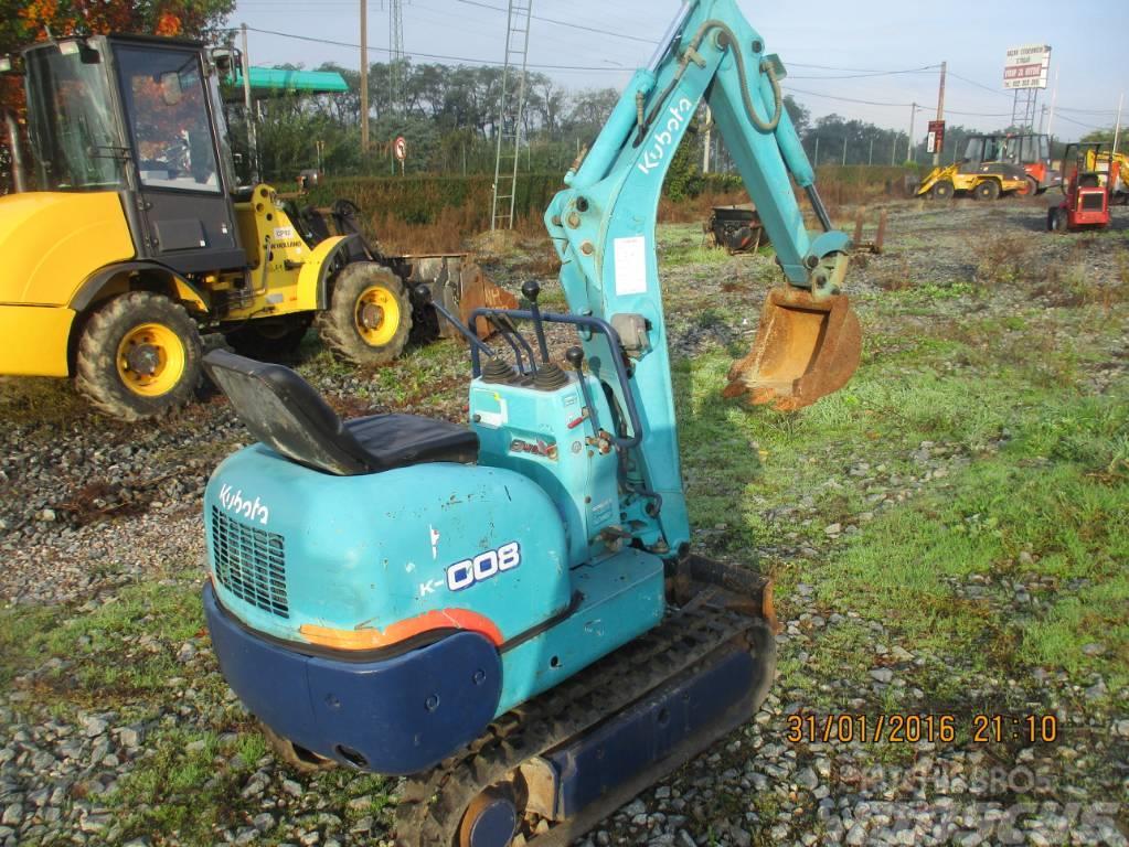 Kubota K 008 T4 Mini excavators < 7t (Mini diggers)