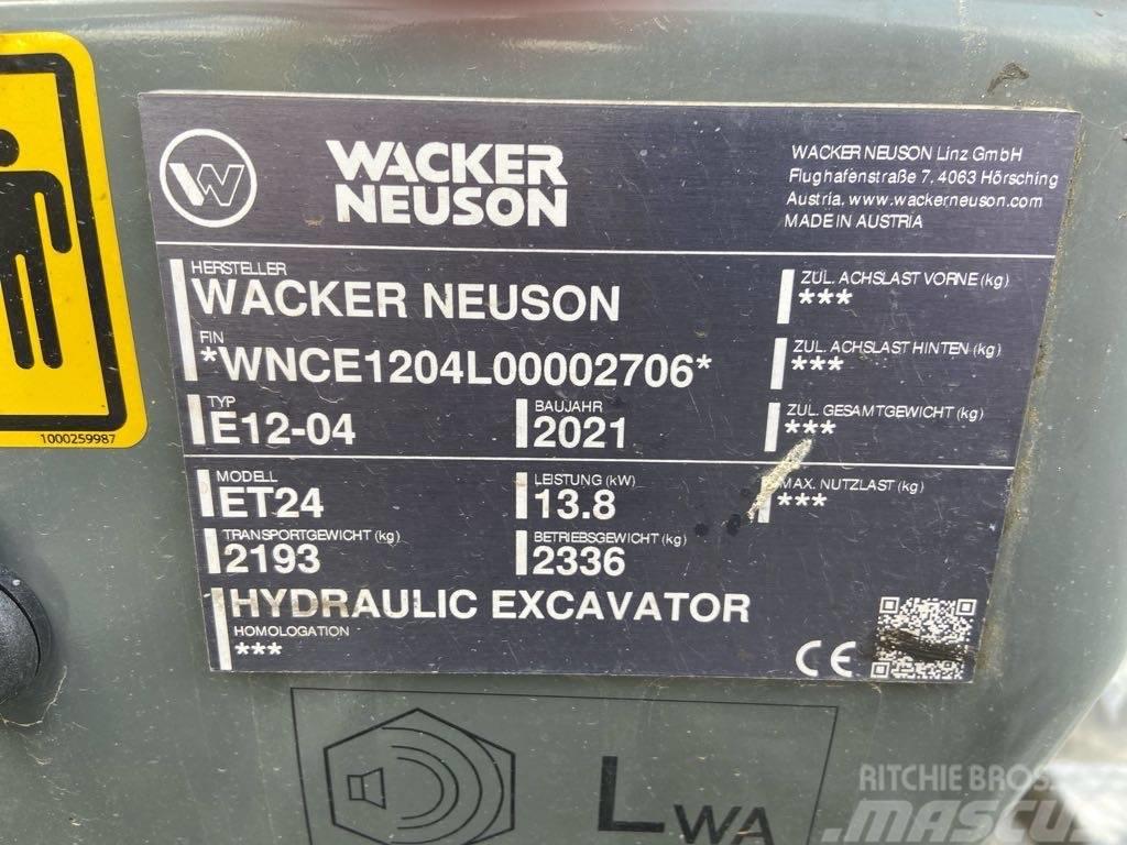 Wacker Neuson ET24 Crawler excavators