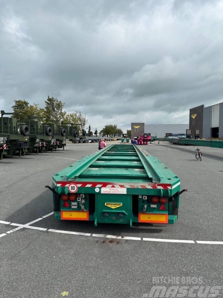 Broshuis 3AOU-48PL/4-15 Blade Trailers 70m long! Low loader-semi-trailers
