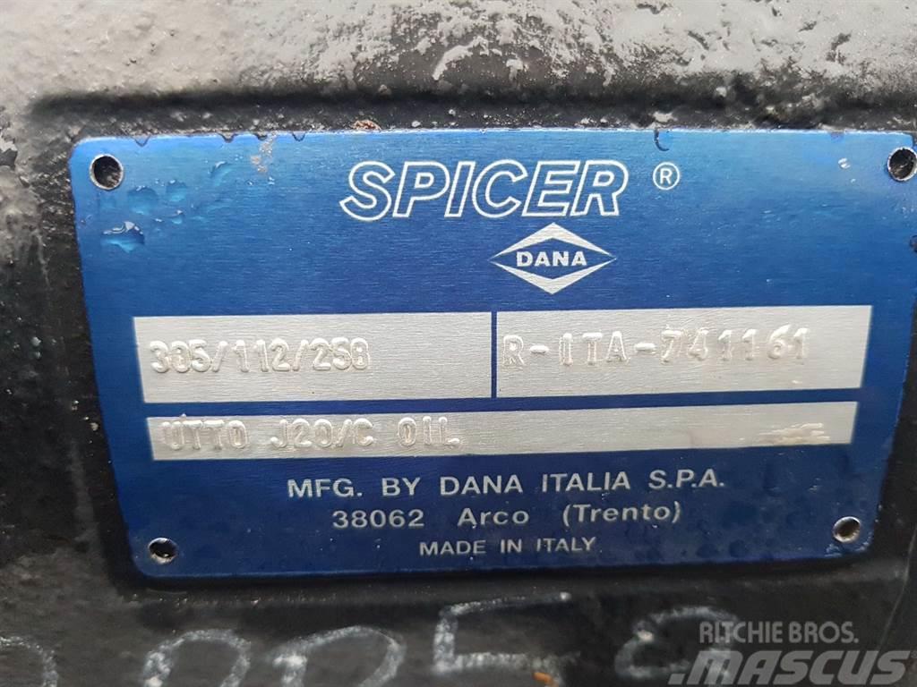 Fantuzzi SF60-EF1200-Spicer Dana 305/112/258-Axle/Achse/As Axles