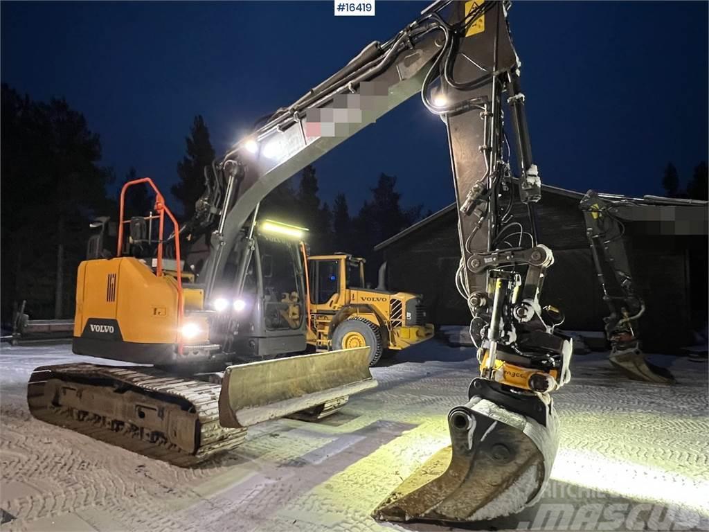 Volvo ECR145EL w/ rototilt and Leica GPS WATCH VIDEO Crawler excavators