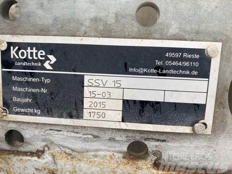 Kotte SSV 15 Schleppschuhverteiler Manure spreaders