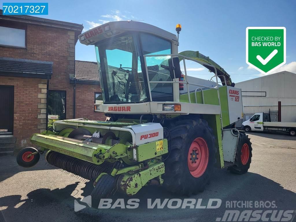 CLAAS Jaguar 820 4X2 WITH CLAAS PU300 - 2WD Self-propelled foragers
