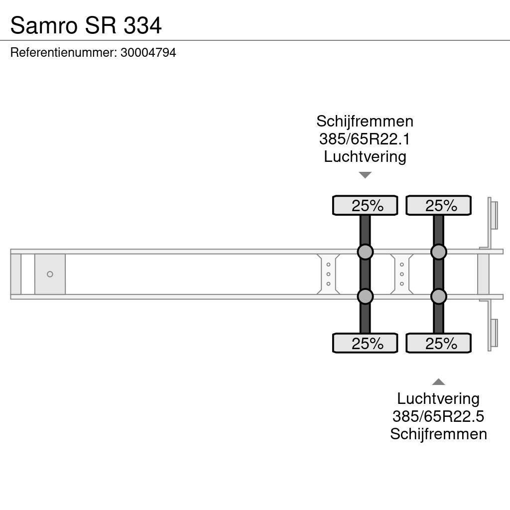 Samro SR 334 Box body semi-trailers