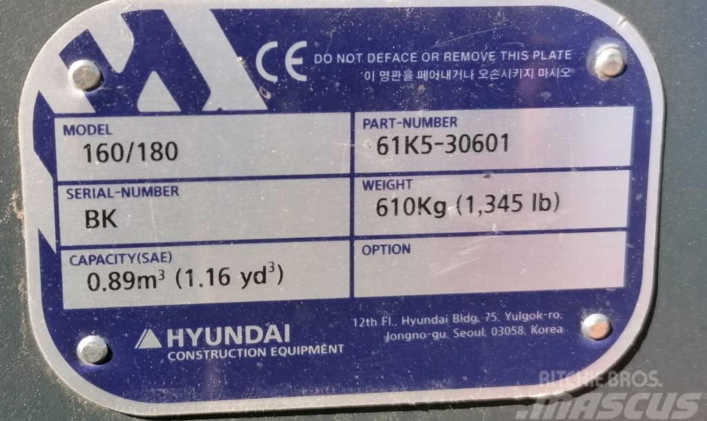 Hyundai 0.89m3_HX180 Buckets