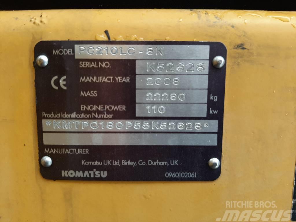Komatsu PC 210 LC-8 Crawler excavators