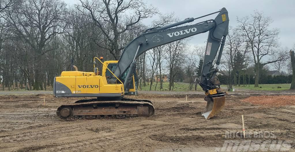 Volvo EC210B LC Oryginał Rototilt ENGCON GPS 2D Centraln Crawler excavators