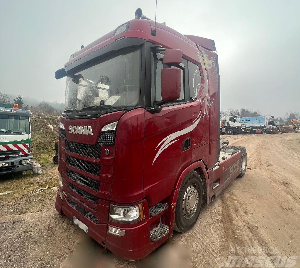 Scania S 500 *ACCIDENTE*DAMAGED*UNFALL* Tractor Units