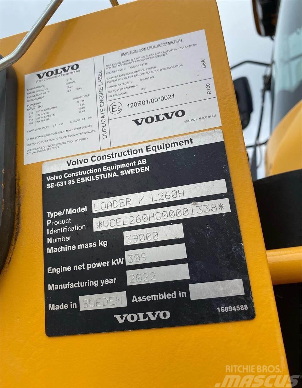 Volvo L260H Wheel loaders