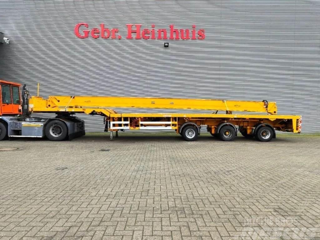 Broshuis 3AOU-48/3-15K Total Lenght: 44,6 Meter Wing Carrie Flatbed/Dropside semi-trailers