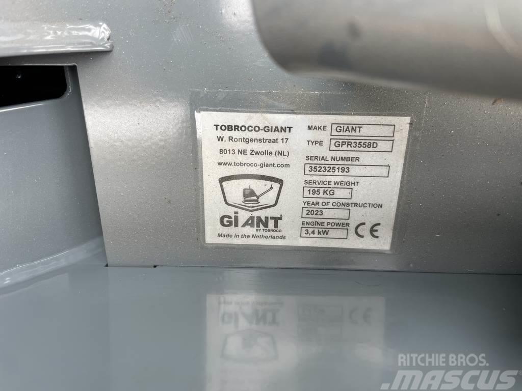 GiANT GPR3558D trilplaat NIEUW Plate compactors