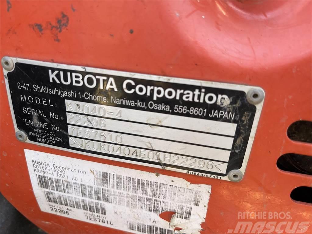 Kubota KX040-4 Mini excavators < 7t (Mini diggers)