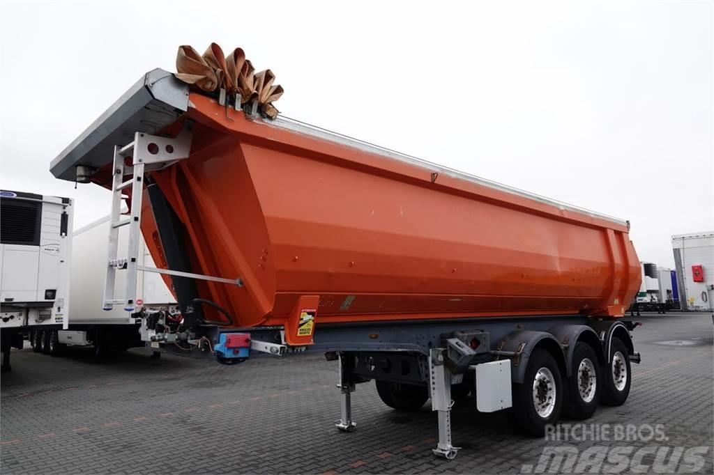 Menci WYWROTKA RYNNA 27 m3 / ALUMINIOWA / WAGA : 5300 KG Tipper semi-trailers