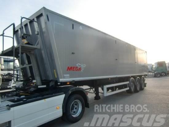 MEGA LIGHT ALU-KIPPMULDE 55M³ , KOMBIKLAPPE, SAF-ACHSEN Tipper semi-trailers