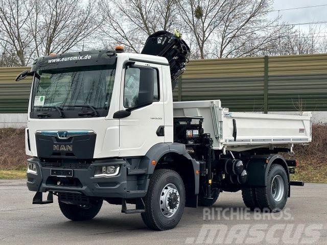 MAN TGM 18.320 4x4 Euro6e Hiab X-HiDuo 138DS-3 Tipper trucks