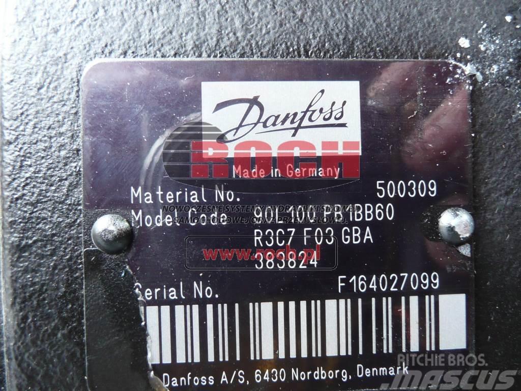 Danfoss 500309 90L100PB1BB60 R3C7F03GBA 383824 Hydraulics