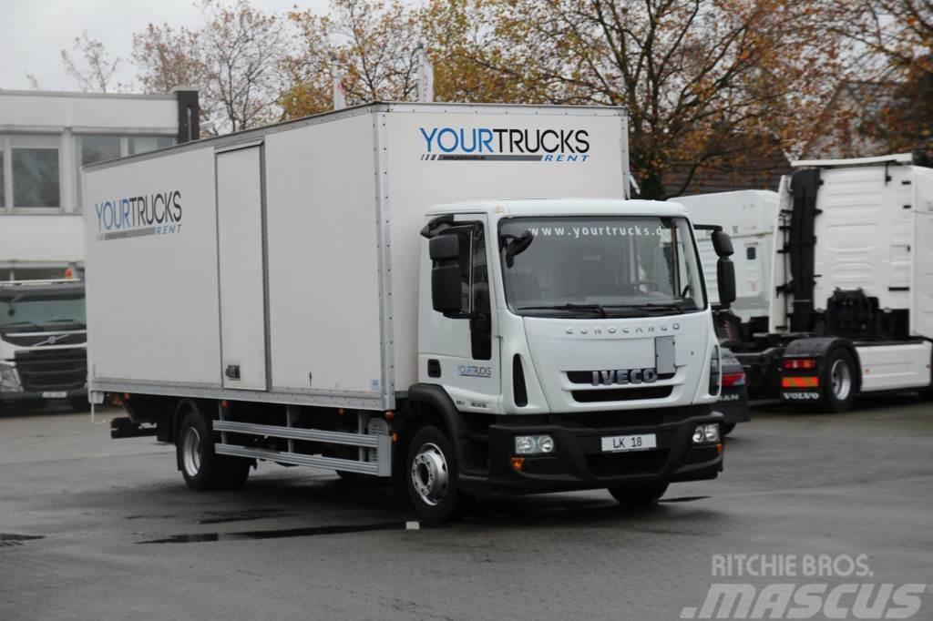 Iveco Eurocargo 120E18 EEV Koffer 7,5m Seiten Tür LBW Box body trucks