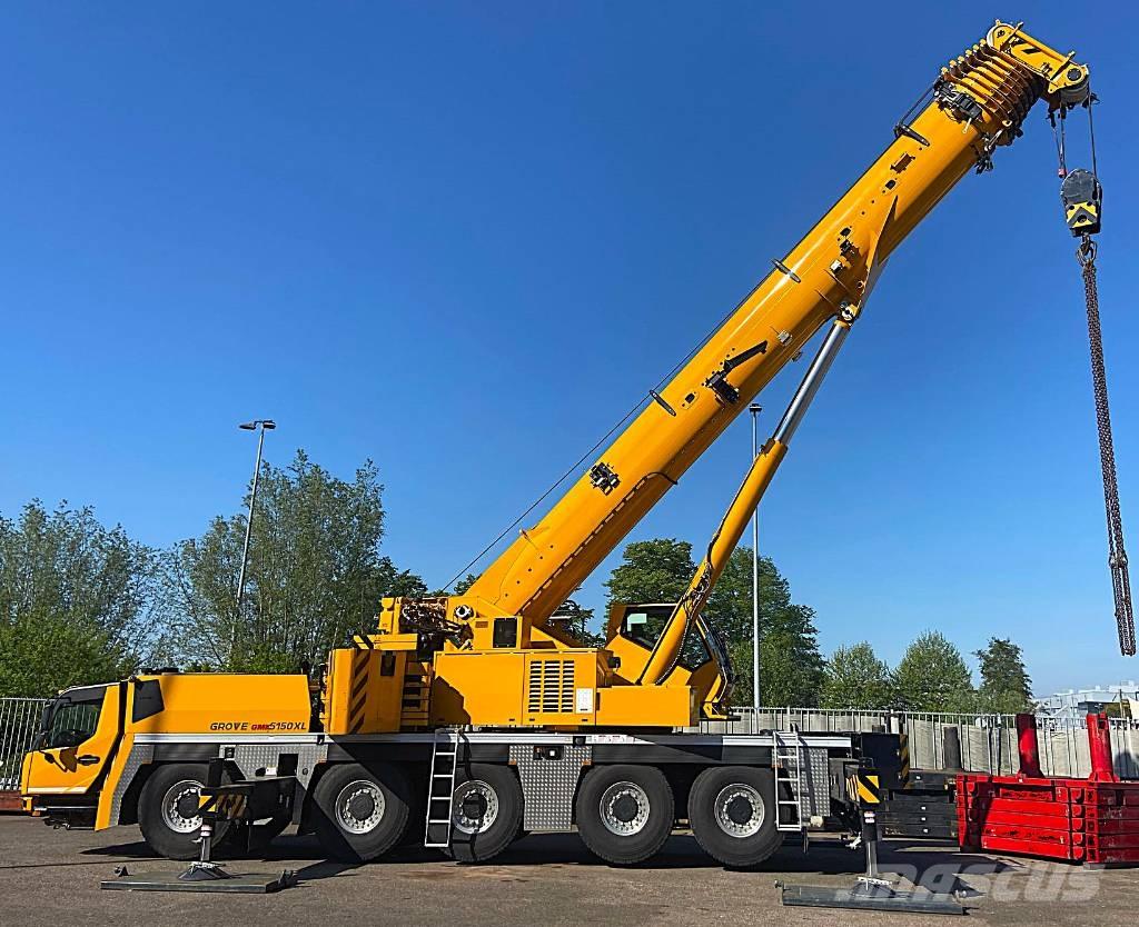 Grove GMK 5150 XL Tower cranes