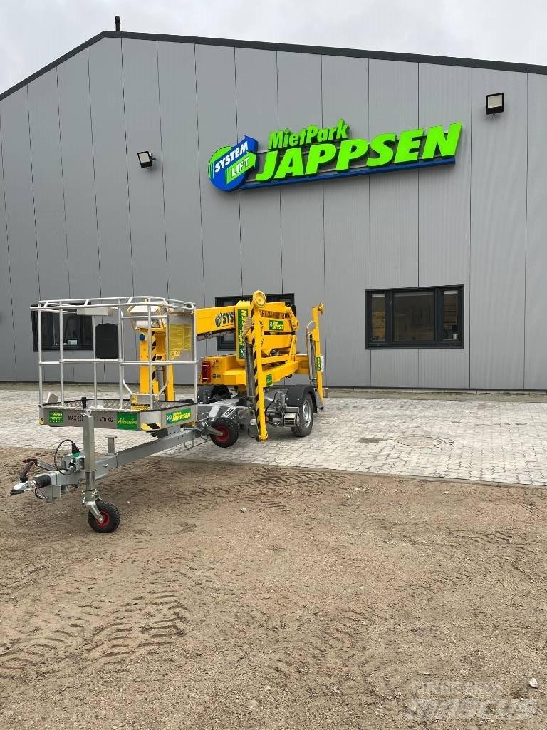 Ommelift 1500 EXB Trailer mounted aerial platforms