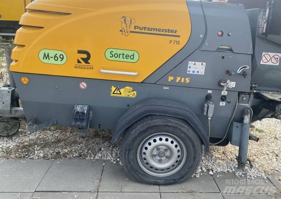 Putzmeister P 715 TD Concrete pump trucks
