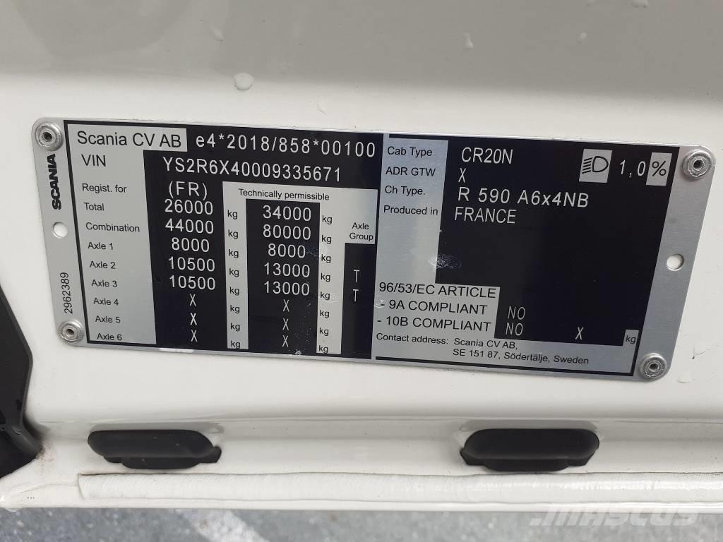 Scania R 590 V8 6x4 Tractor Units