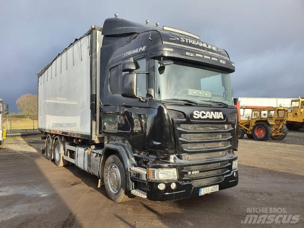 Scania R 490 Wood chip trucks