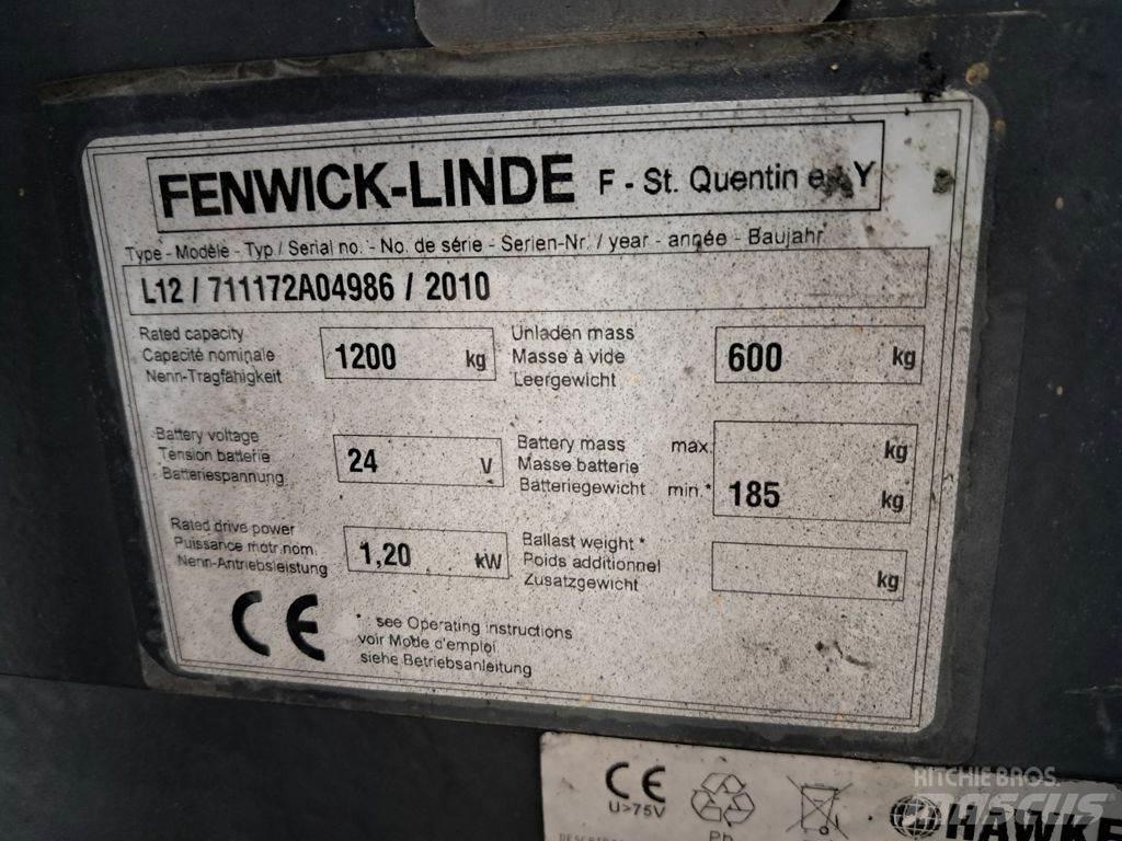 Linde L12 Pedestrian stacker