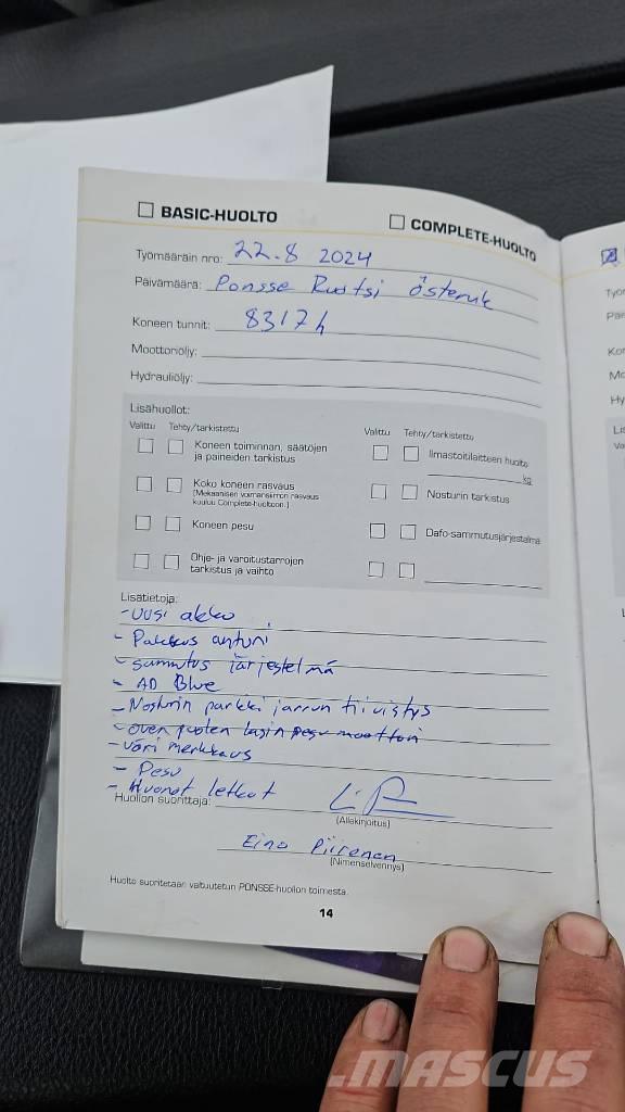 Ponsse ERGO 8W Harvesters