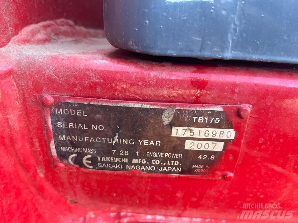 Takeuchi TB 175 Midi excavators  7t - 12t
