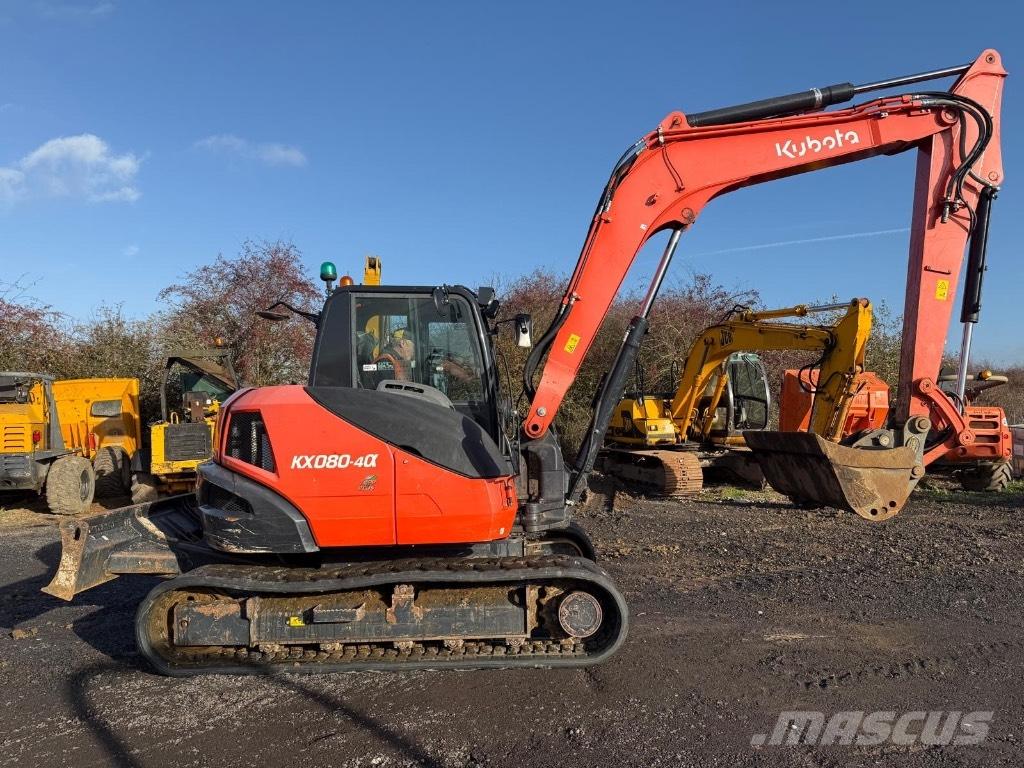 Kubota KX080-4 Midi excavators  7t - 12t