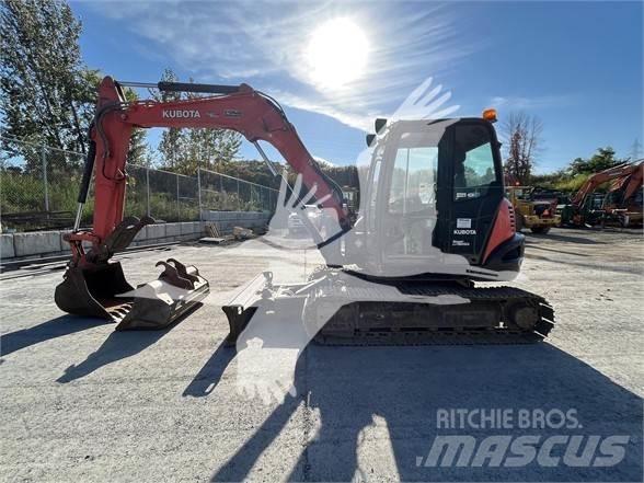 Kubota KX080-4 Crawler excavators