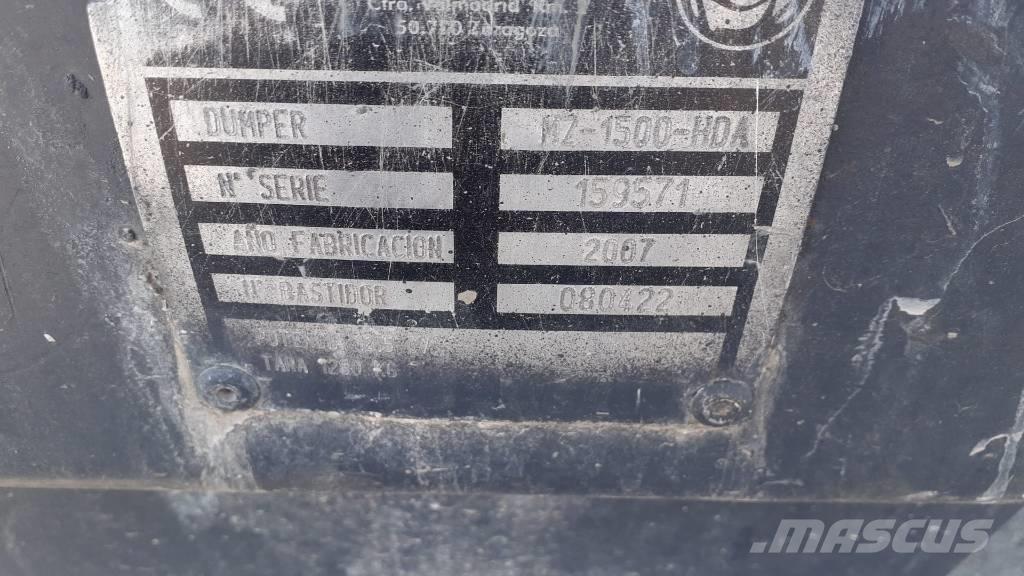Mz Imer MZ-1500-HDA Site dumpers