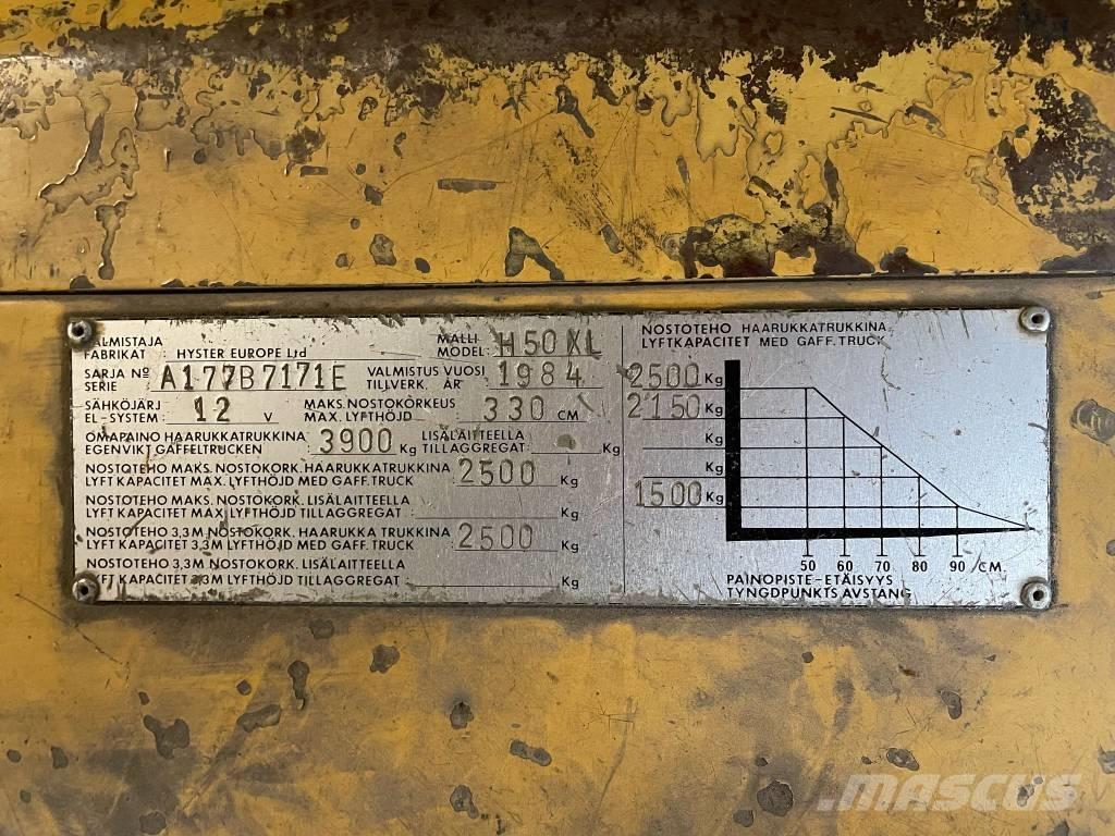 Hyster H 50 XL LPG trucks