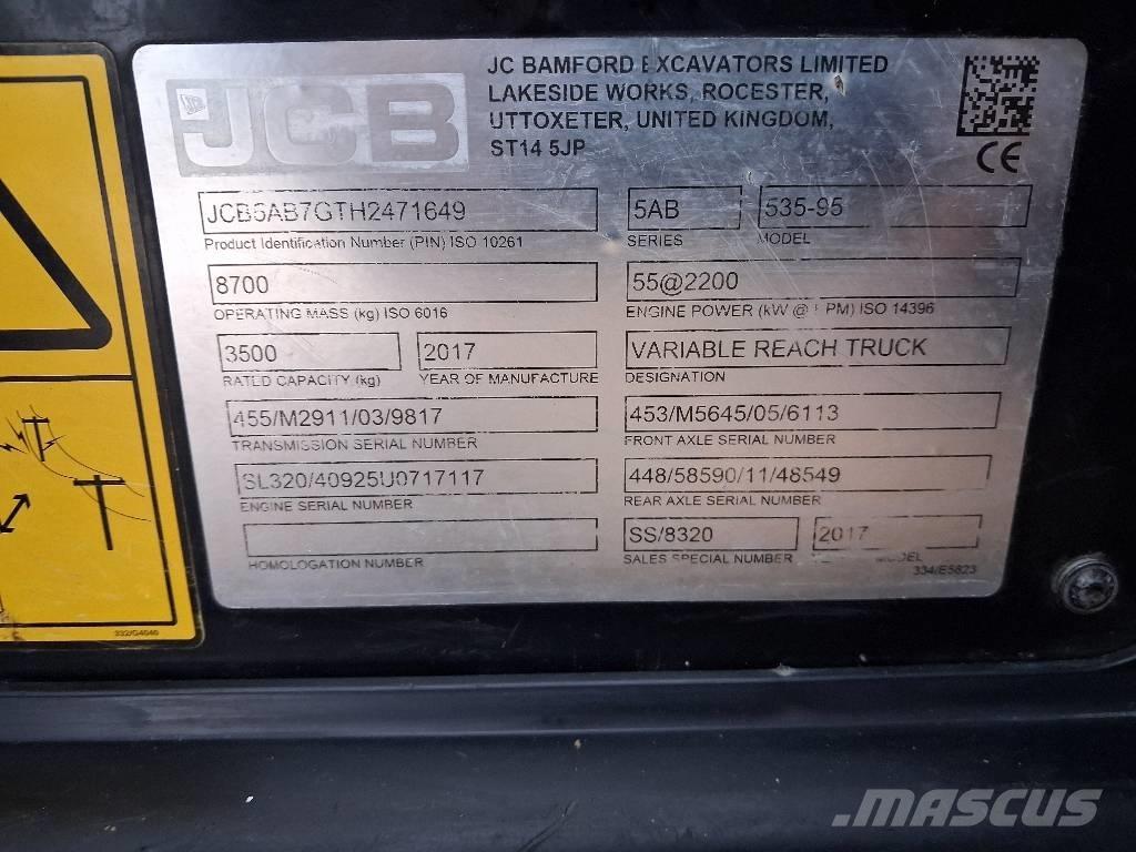 JCB 535-95 JOYSTICK Telescopic handlers