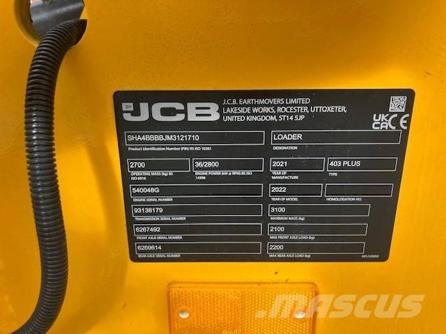 JCB 403 plus Mini loaders