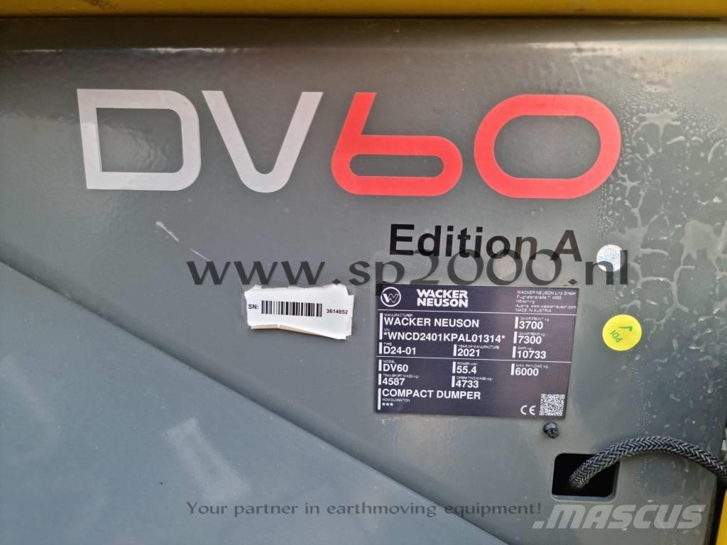 Wacker Neuson DV 60 Site dumpers