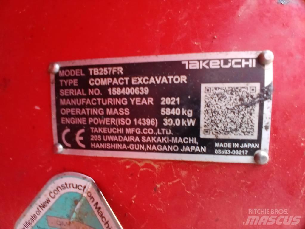 Takeuchi TB 257 FR Mini excavators < 7t (Mini diggers)