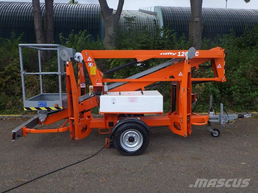 Niftylift 120TAC Trailer mounted aerial platforms