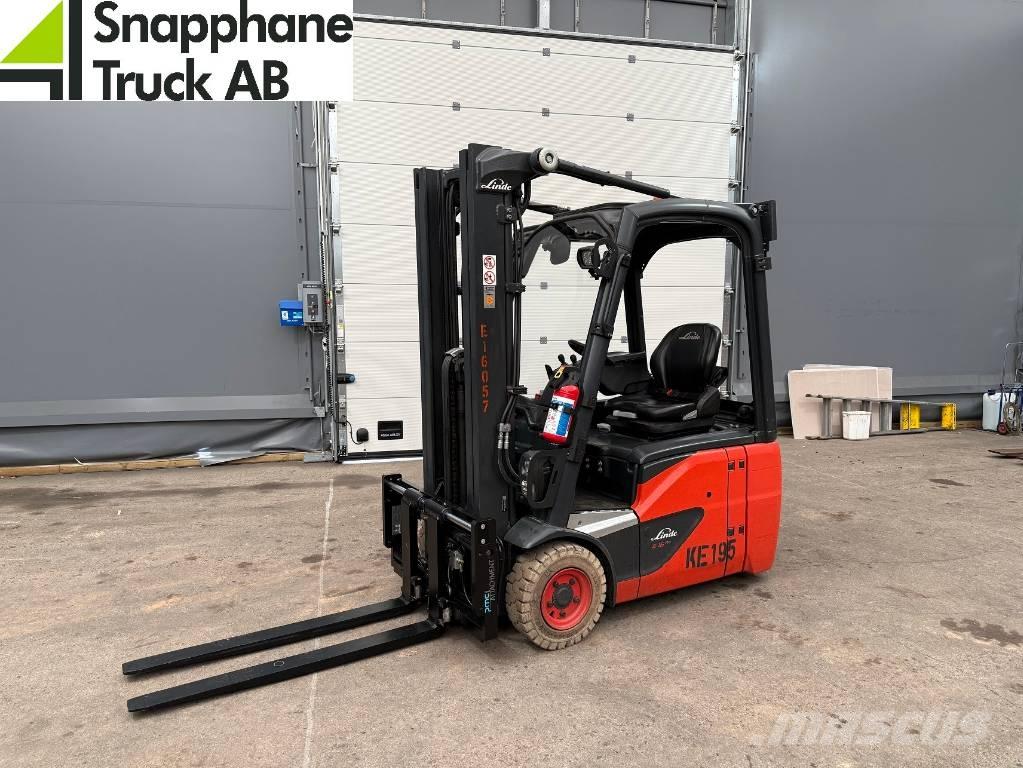 Linde E 16 C-02 Electric forklift trucks