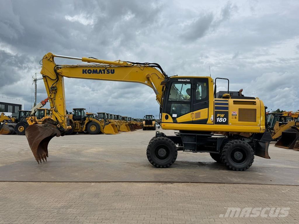 Komatsu PW180-11 Wheeled excavators
