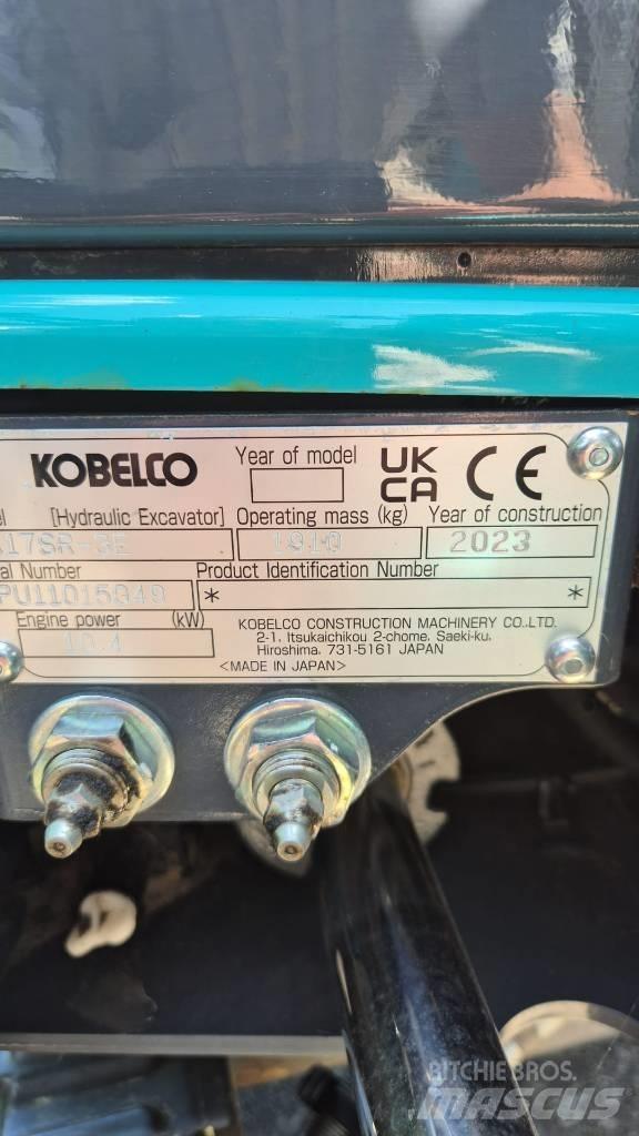 Kobelco SK 17 SR Mini excavators < 7t (Mini diggers)